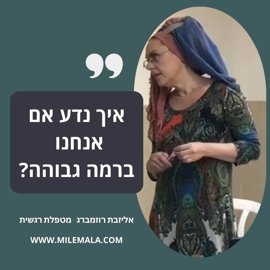 מטפלת רגשית אליזבת רוזמברג 